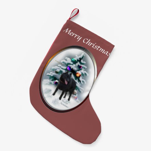 スキッペルケのクリスマス スモールクリスマスストッキング (正面 (吊り時))