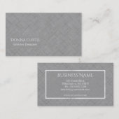 スキッミニマルチのストライプ 名刺 (正面/裏面)