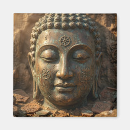 スキティの安らぎの顔 古代の知恵アート マグネット