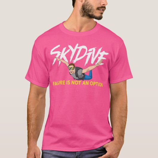 スキディバーのためのスカイダイビング Tシャツ (正面)