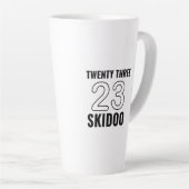 スキドー23 カフェラテマグ (右アングル)