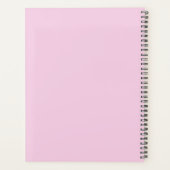 スキニーお洒落ブラックキャットピンク プランナー手帳 (裏面)