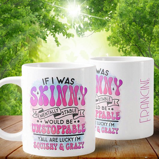 スキニーで精神的に安定したジャンボセラミックマグカップ ジャンボコーヒーマグカップ