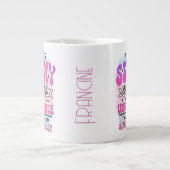 スキニーで精神的に安定したジャンボセラミックマグカップ ジャンボコーヒーマグカップ (正面)