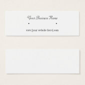 スキニーイヤリング名刺 (正面&裏面)