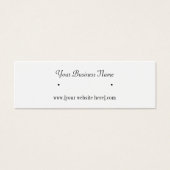 スキニーイヤリング名刺 (正面)