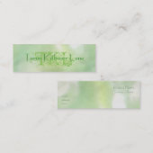 スキニーウォームパステルライム&レモンクラウドカード スキニー名刺 (正面/裏面)