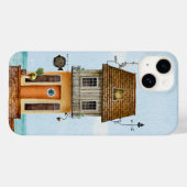 スキニーウッドビーチハットコテージの風景画 Case-Mate iPhoneケース (裏面 (横))