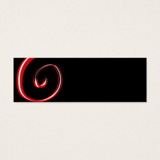 スキニーカードレッド&ブラック