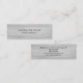 スキニーグレーウッドクラシカルプロフェッショナルクリエイティブ スキニー名刺 (正面/裏面)