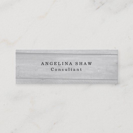 スキニーグレーウッドクラシカルプロフェッショナルクリエイティブ スキニー名刺 (正面)