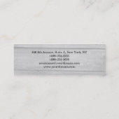 スキニーグレーウッドクラシカルプロフェッショナルクリエイティブ スキニー名刺 (裏面)