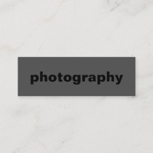 スキニーサイズブラックアウトグレー標準名刺 スキニー名刺