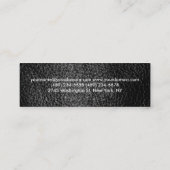 スキニーサイズレザーエフェクトトレーナー名刺 スキニー名刺 (裏面)