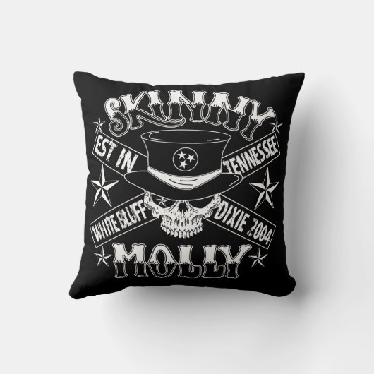 スキニースカル クッション (裏面)