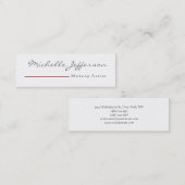 スキニースクリプトメイクアップアーティスト名刺 スキニー名刺 (正面/裏面)