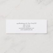 スキニースクリプトメイクアップアーティスト名刺 スキニー名刺 (裏面)