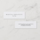 スキニースリムシックプロフェッショナルデザイン名刺 スキニー名刺 (正面/裏面)