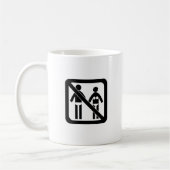 スキニーディッピング コーヒーマグカップ (左)