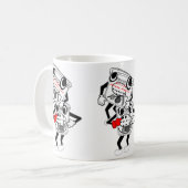 スキニーディップ コーヒーマグカップ (正面左)