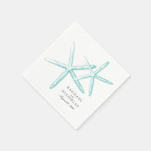 スキニーヒトデ | ウェディング スタンダードカクテルナプキン (角)