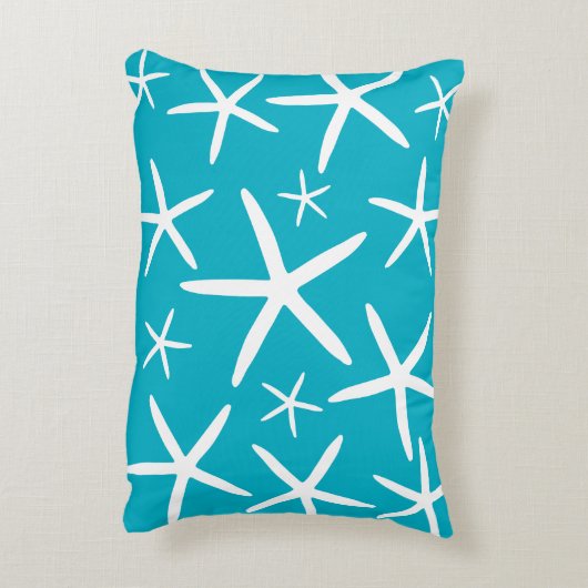 スキニーヒトデ | カリビアンブルー アクセントクッション (裏面(縦))