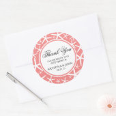 スキニーフィンガースターフィッシュ結婚式の引き出物 ラウンドシール (封筒)