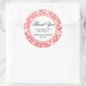 スキニーフィンガースターフィッシュ結婚式の引き出物 ラウンドシール (バッグ)