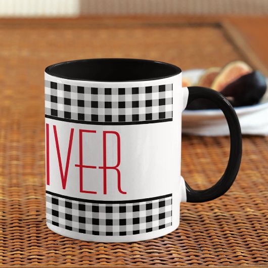 スキニーフォント名バッファローチェック11ozコンボコーヒー マグカップ