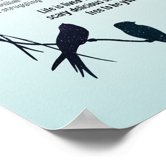 スキニーブランチのシェイクにステッやる気を起こさせるピング ポスター (角)