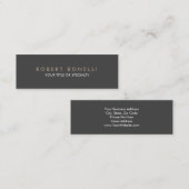 スキニープレーン独占的グレイ スキニー名刺 (正面/裏面)
