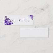 スキニープロファイルカード – 旋回する花 スキニー名刺 (正面/裏面)