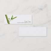 スキニープロファイルカード – 竹 スキニー名刺 (正面/裏面)