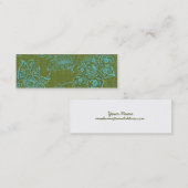 スキニープロファイルカード – 花 スキニー名刺 (正面/裏面)