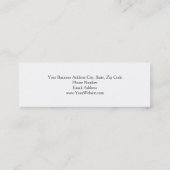 スキニープロフェッショナルクユニークリーブル スキニー名刺 (裏面)