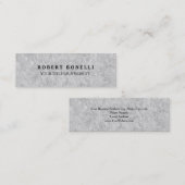 スキニープロフェッショナルユニークグレーウォール スキニー名刺 (正面/裏面)
