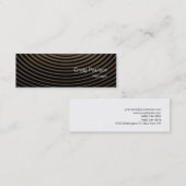 スキニーミニマルウェーブパターン名刺 スキニー名刺 (正面/裏面)