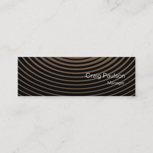 スキニーミニマルウェーブパターン名刺 スキニー名刺 (正面)