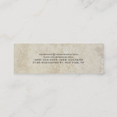 スキニーユニークス石モダンの壁ミニマリスト平野 スキニー名刺 (裏面)