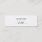 スキニーユニークプレーン青 スキニー名刺 (裏面)