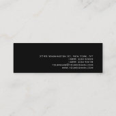 スキニーレッドウッドモノグラムコンサルタント名刺 スキニー名刺 (裏面)