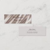 スキニー名刺標準紙シルクシャンパン スキニー名刺 (正面/裏面)