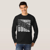 スキニー強いジムアスリート究極の寝台構築 Tシャツ (正面フル)