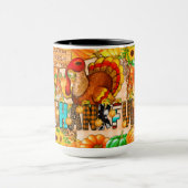 スキニー感謝タンブラー昇華 – Thanksgiving マグカップ (中央)
