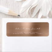 スキニー赤面コーヒーバラルクス差出人住所ラベル ラベル (インサイチュ)