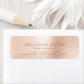 スキニー赤面ピンクローズ名RSVPグレー ラベル (インサイチュ)