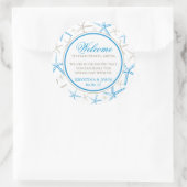 スキニー・フィンガー・スタッ結婚フィッシュの歓迎 ラウンドシール (バッグ)