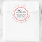 スキニー・フィンガー・スタッ結婚フィッシュの歓迎 ラウンドシール (バッグ)