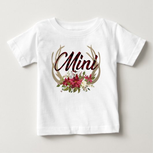 スキニー | Mamaシャツあり ベビーTシャツ (正面)
