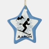 スキパーソナライズされたーオーナメント セラミックオーナメント (右)